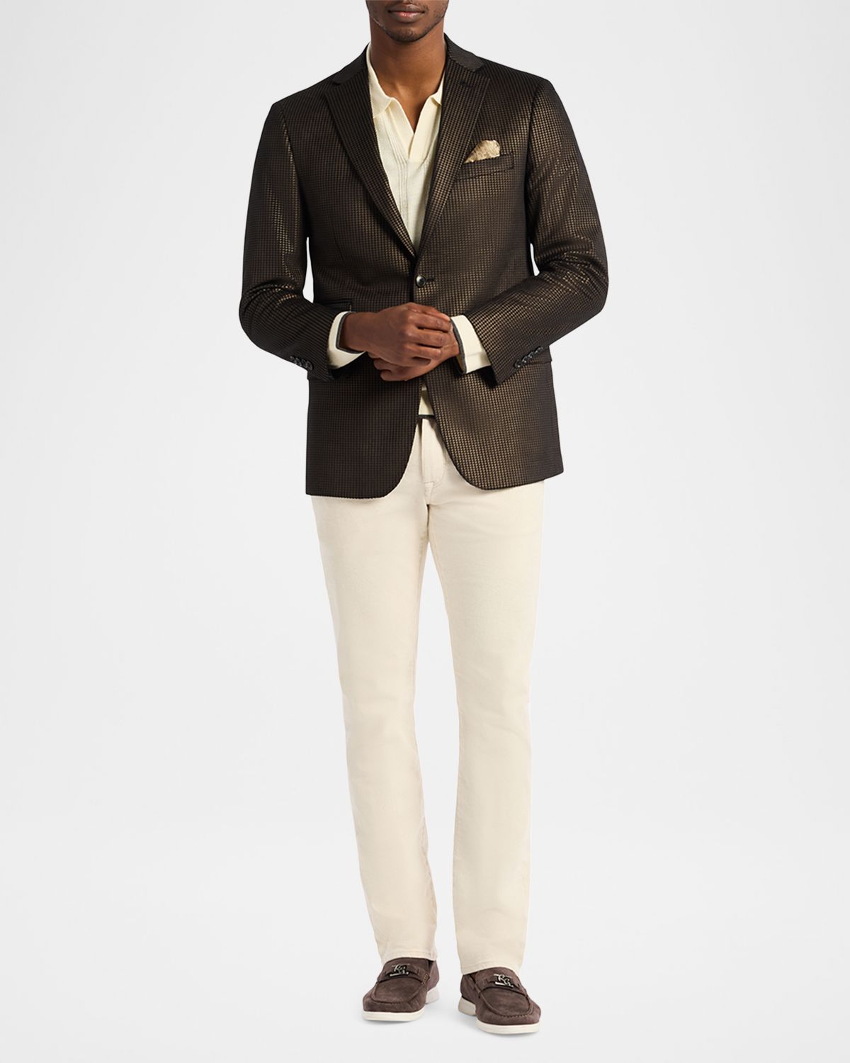 Robert Graham Men 's Colden Houndstooth Single-Breasted Sport Coat