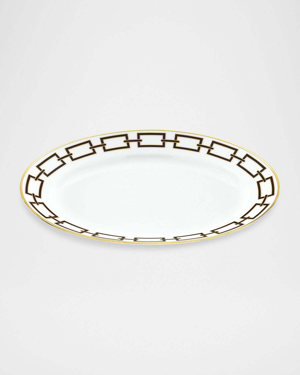 GINORI 1735 Catene Ebano Oval Flat Platter