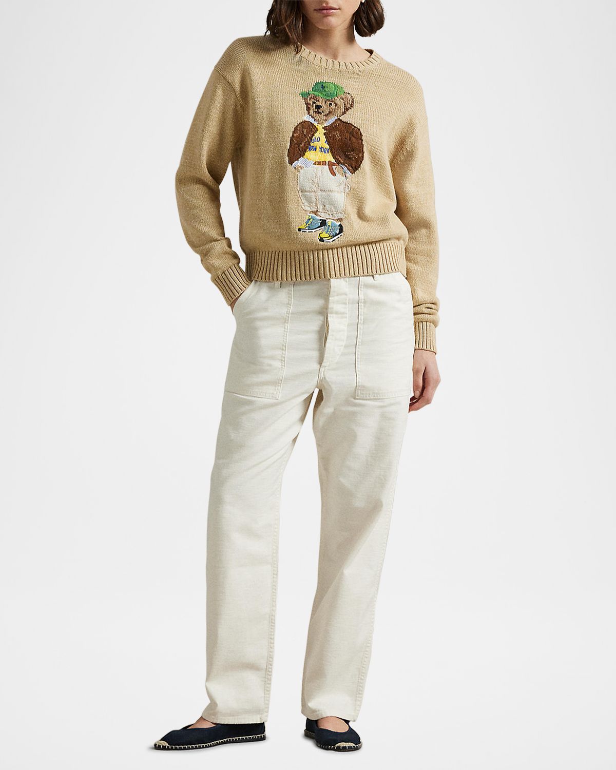 Polo Ralph Lauren Polo Bear Cotton Crewneck Sweater