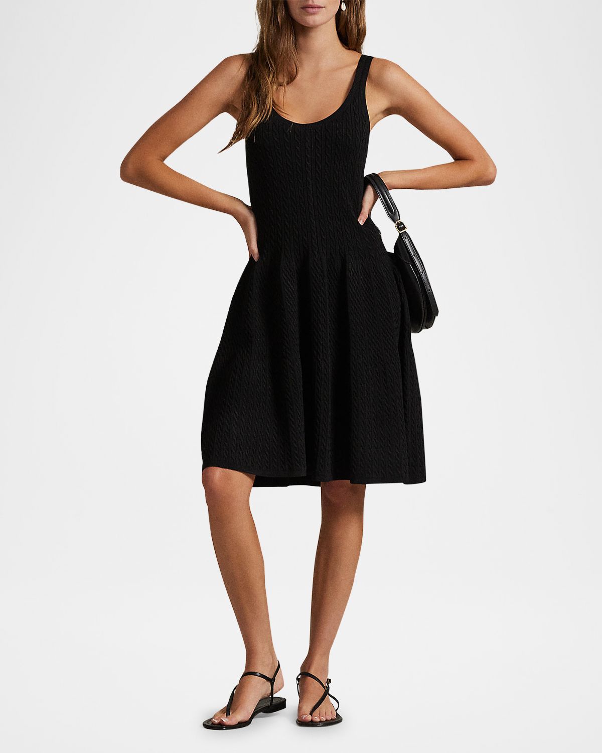 Polo Ralph Lauren Cable-Knit Sleeveless Sweater Dress
