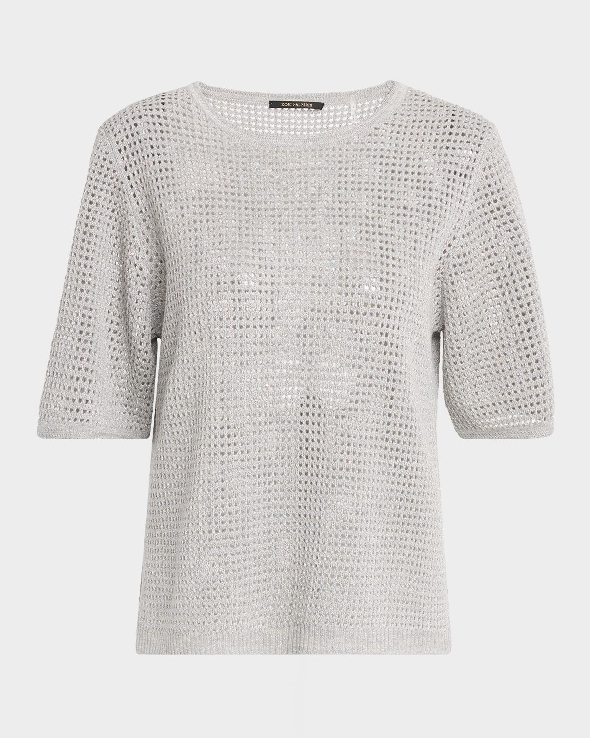 Kobi Halperin Crewneck Mesh-Knit Sweater
