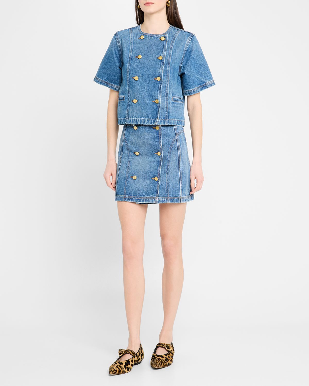 Ulla Johnson The Serge Short-Sleeve Jacket