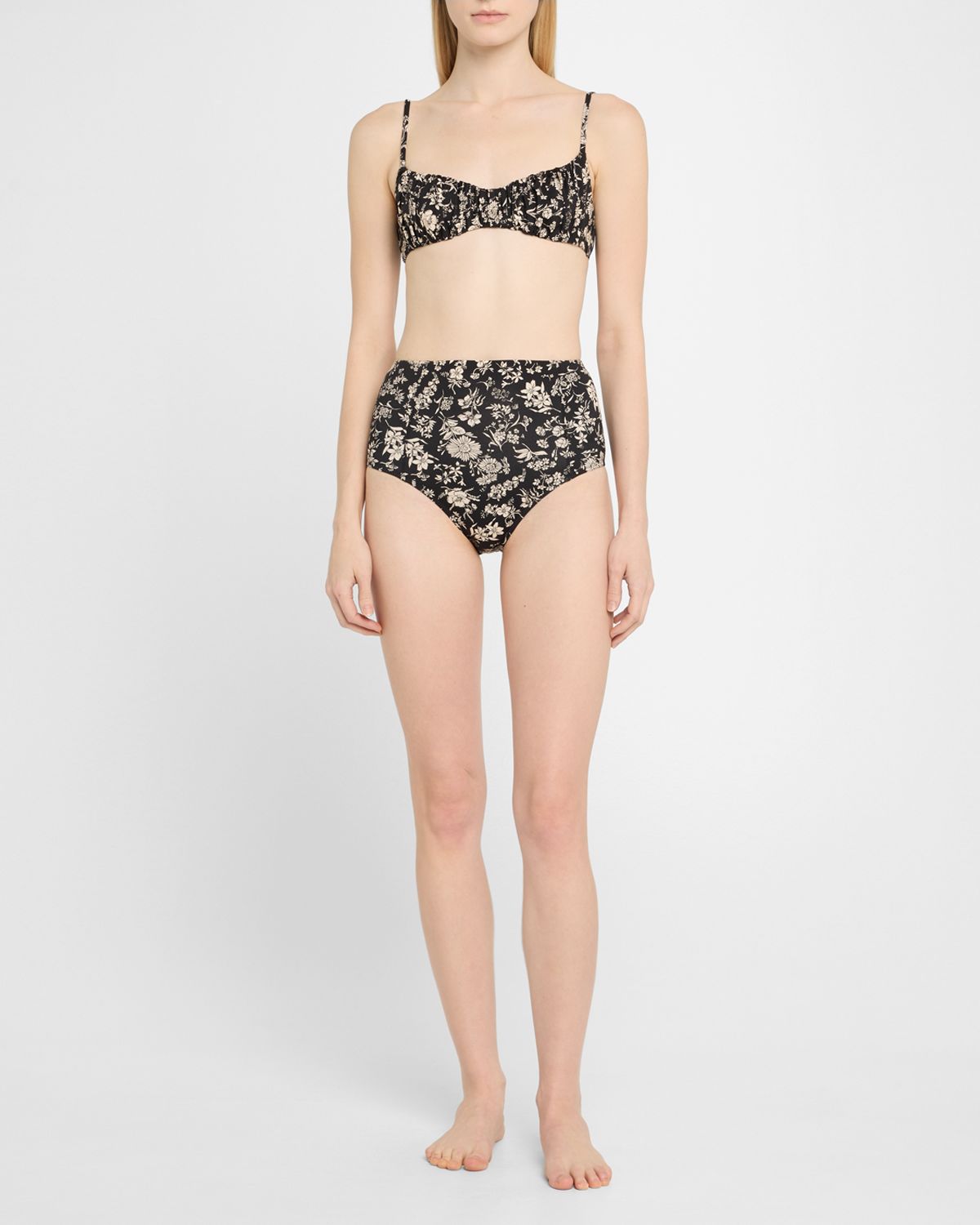 Ulla Johnson Naomi Ruched Bikini Top