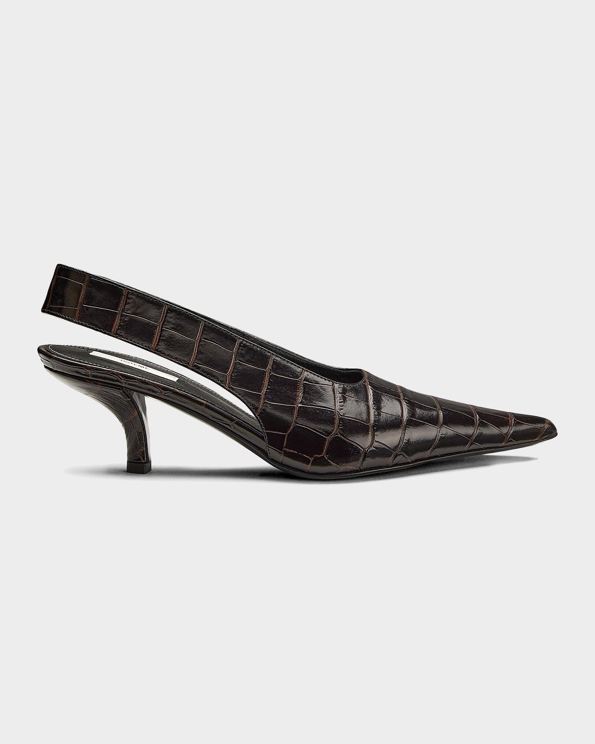 Toteme Croco-Embossed Leather Slingback Pumps | Thumbnail 6 Toteme Croco-Embossed Leather Slingback Pumps | Thumbnail 6