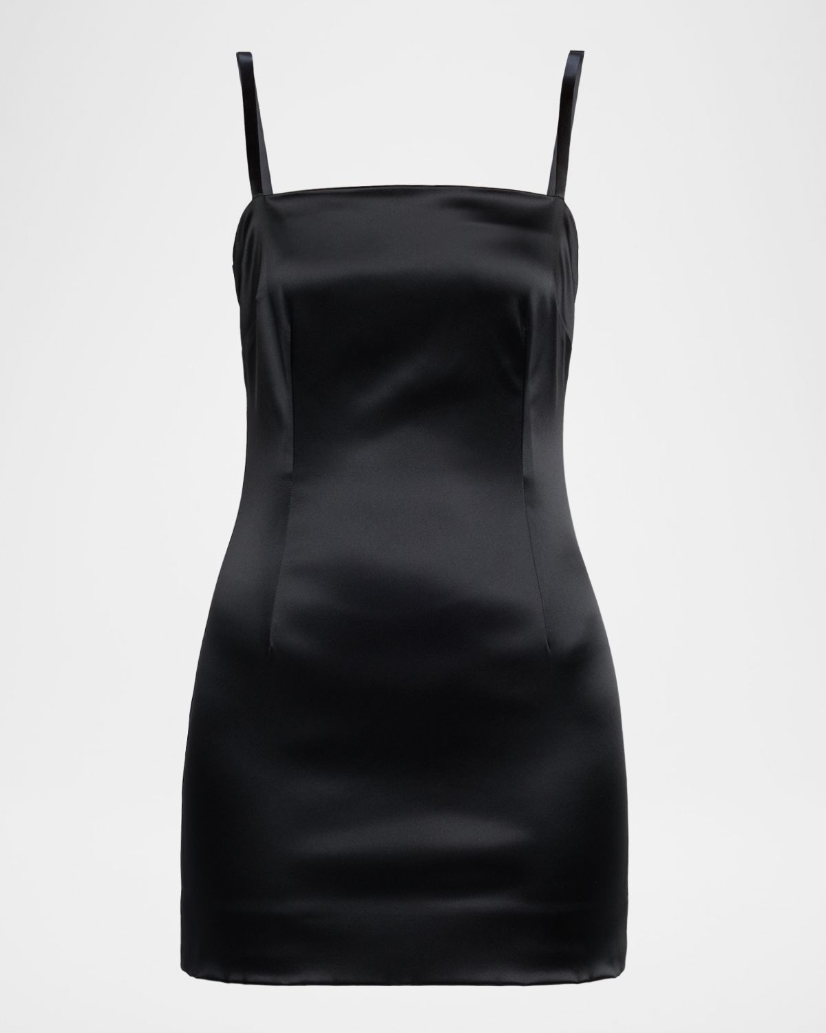 Dolce & Gabbana Stretch Satin Lace-Up Mini Dress