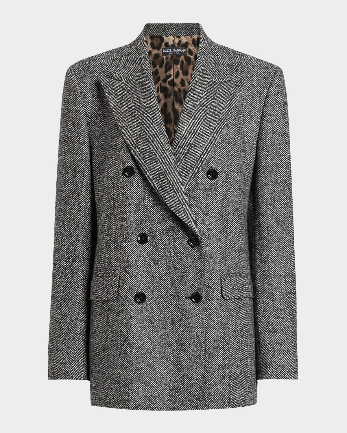 Dolce & Gabbana Chevron Double-Breasted Jacket
