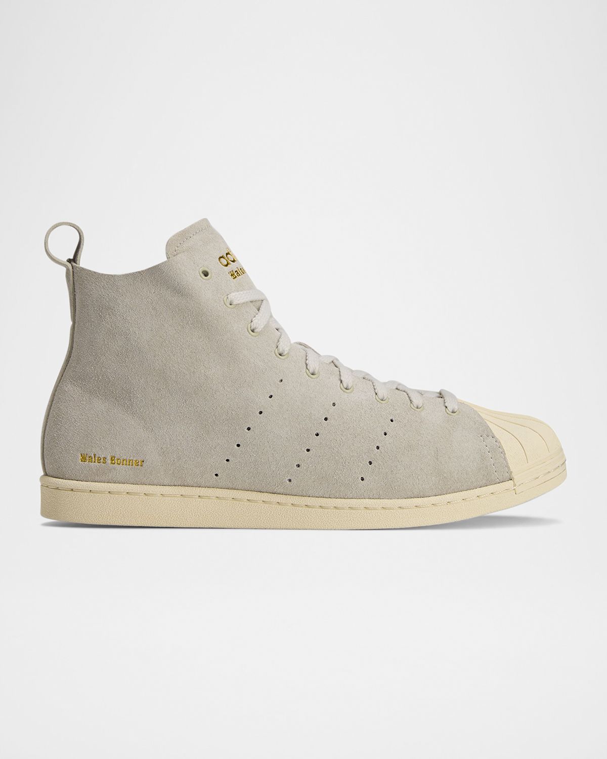 adidas x Wales Bonner x Wales Bonner Men 's Superstar Suede High-Top Sneakers