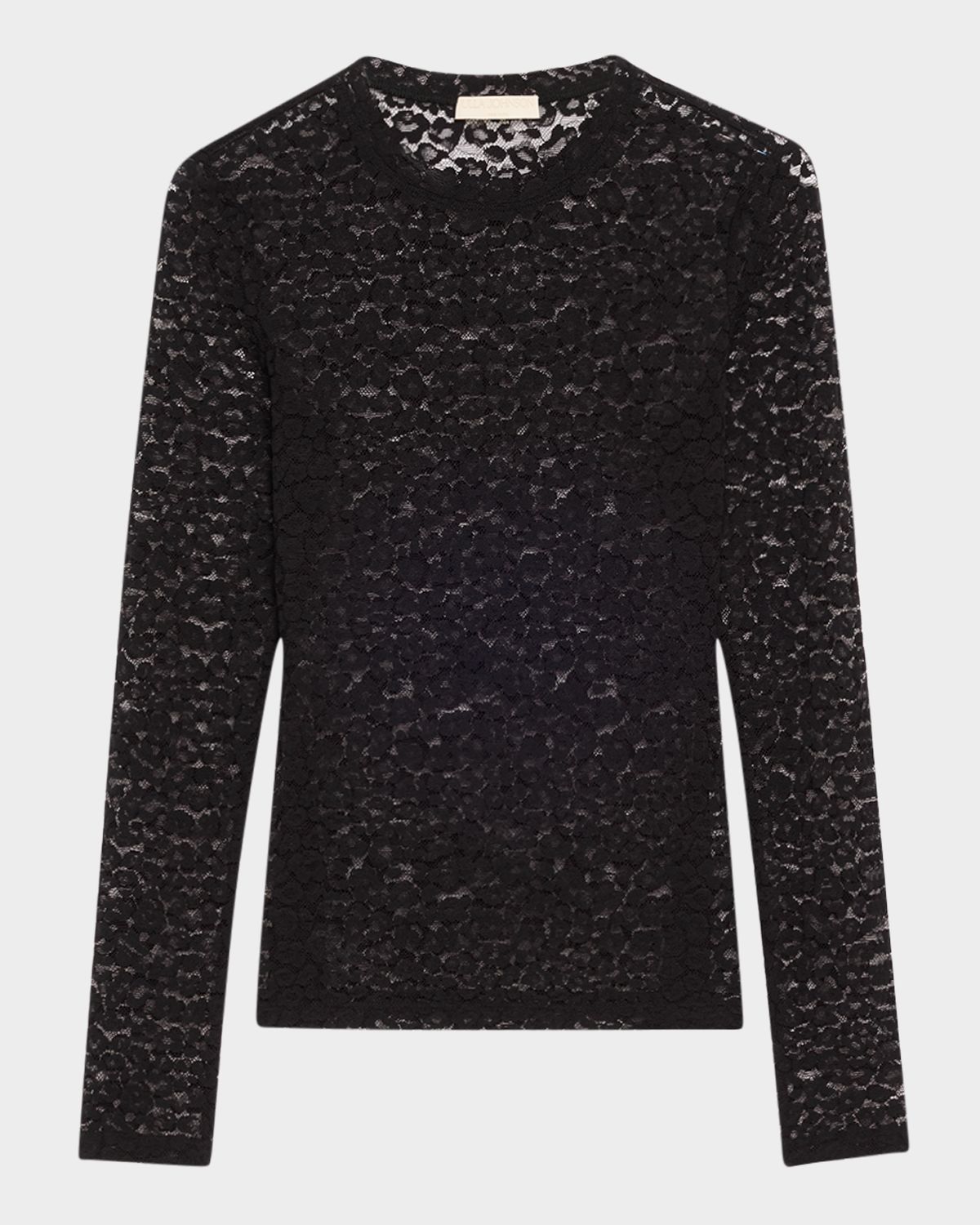 Ulla Johnson Anise Leopard Long-Sleeve Top