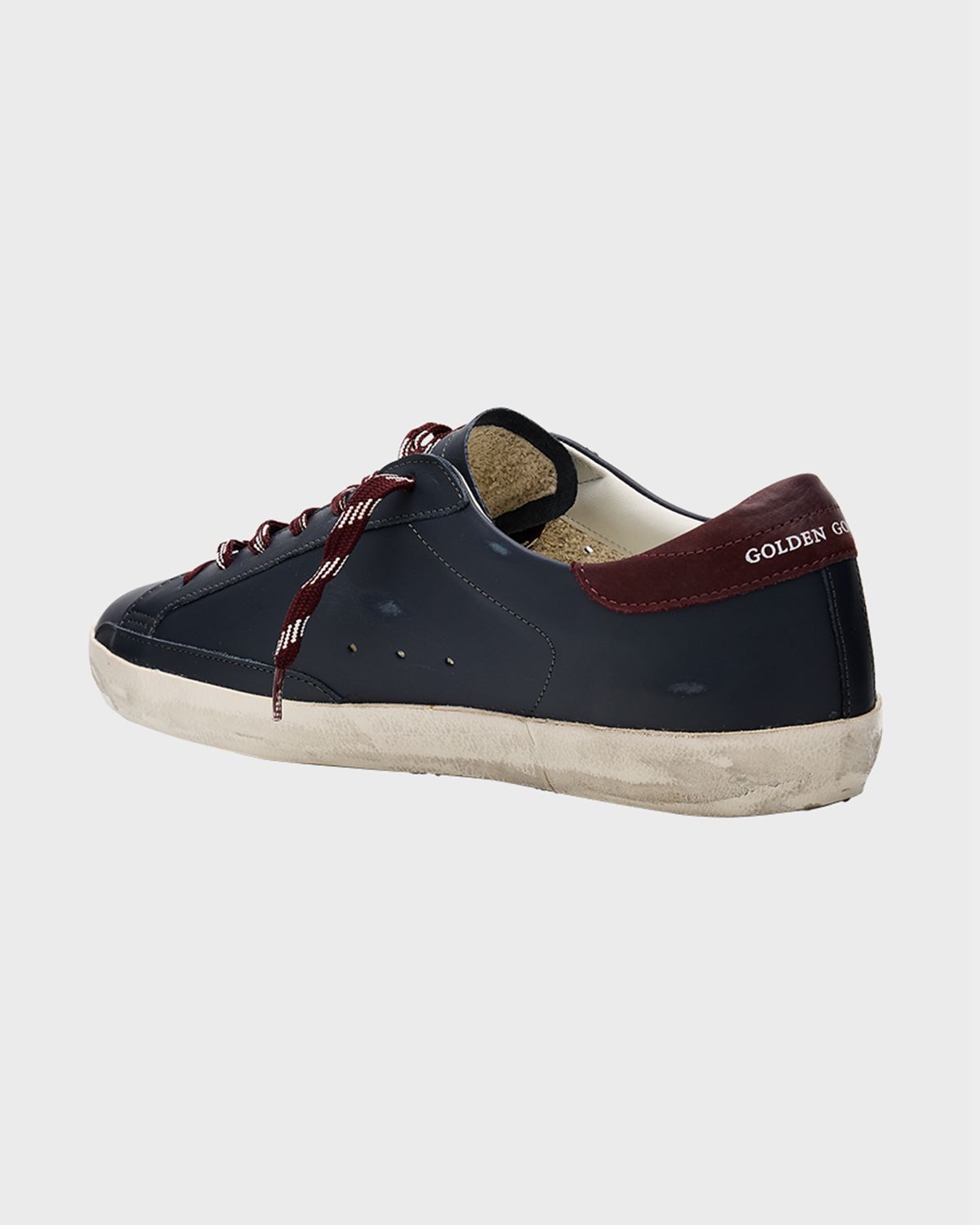 Golden Goose Men 's Super-Star Leather Low-Top Sneakers