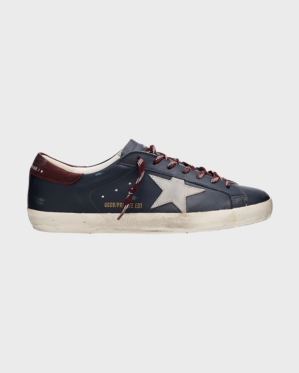 Golden Goose Men 's Super-Star Leather Low-Top Sneakers