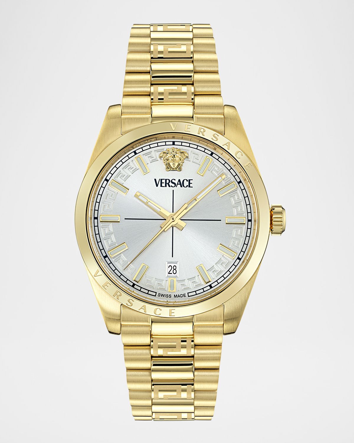 Versace Millenyium 40mm IP Yellow Gold Bracelet Watch