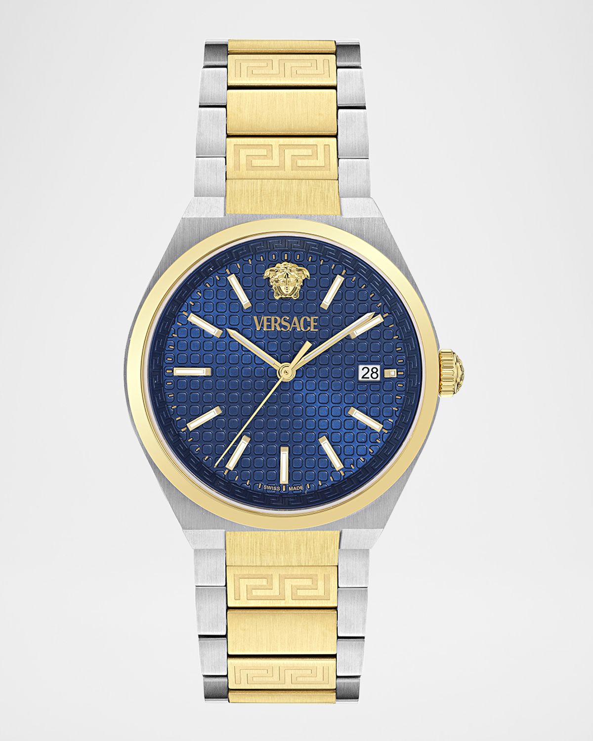 Versace V-Auria 39MM Two Tone Bracelet Watch