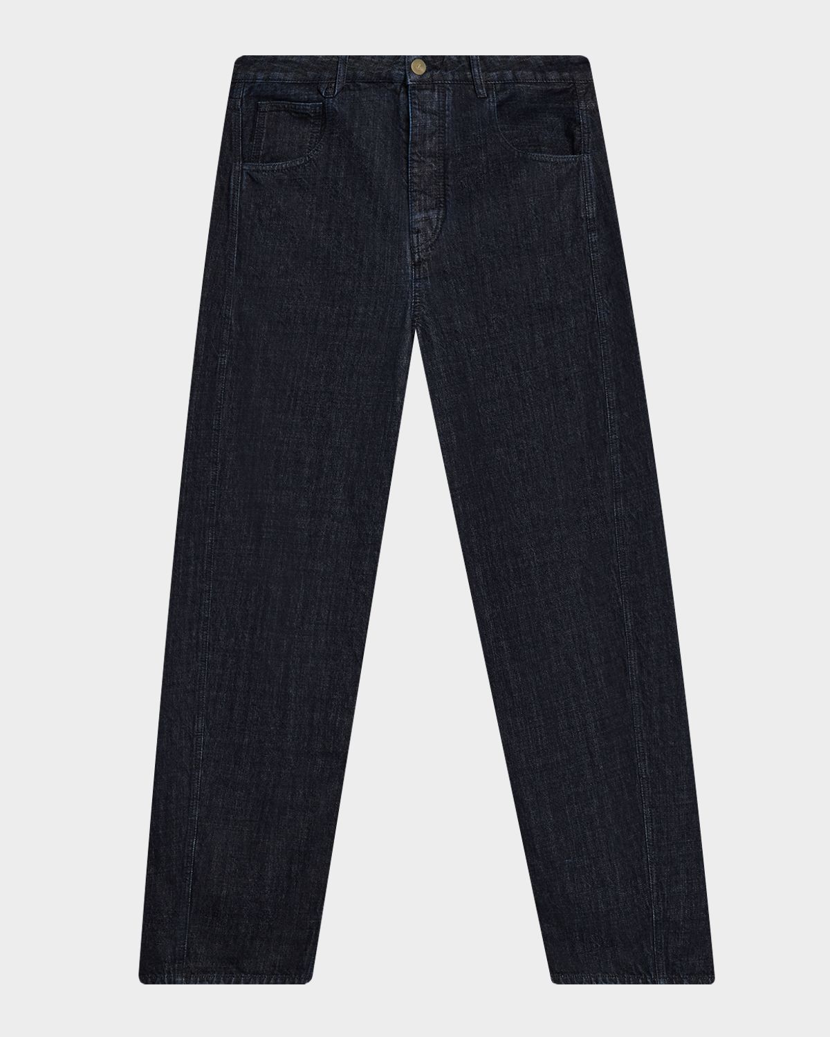 Jacquemus Men 's The Mirada de-Nîmes Curved Denim Pants