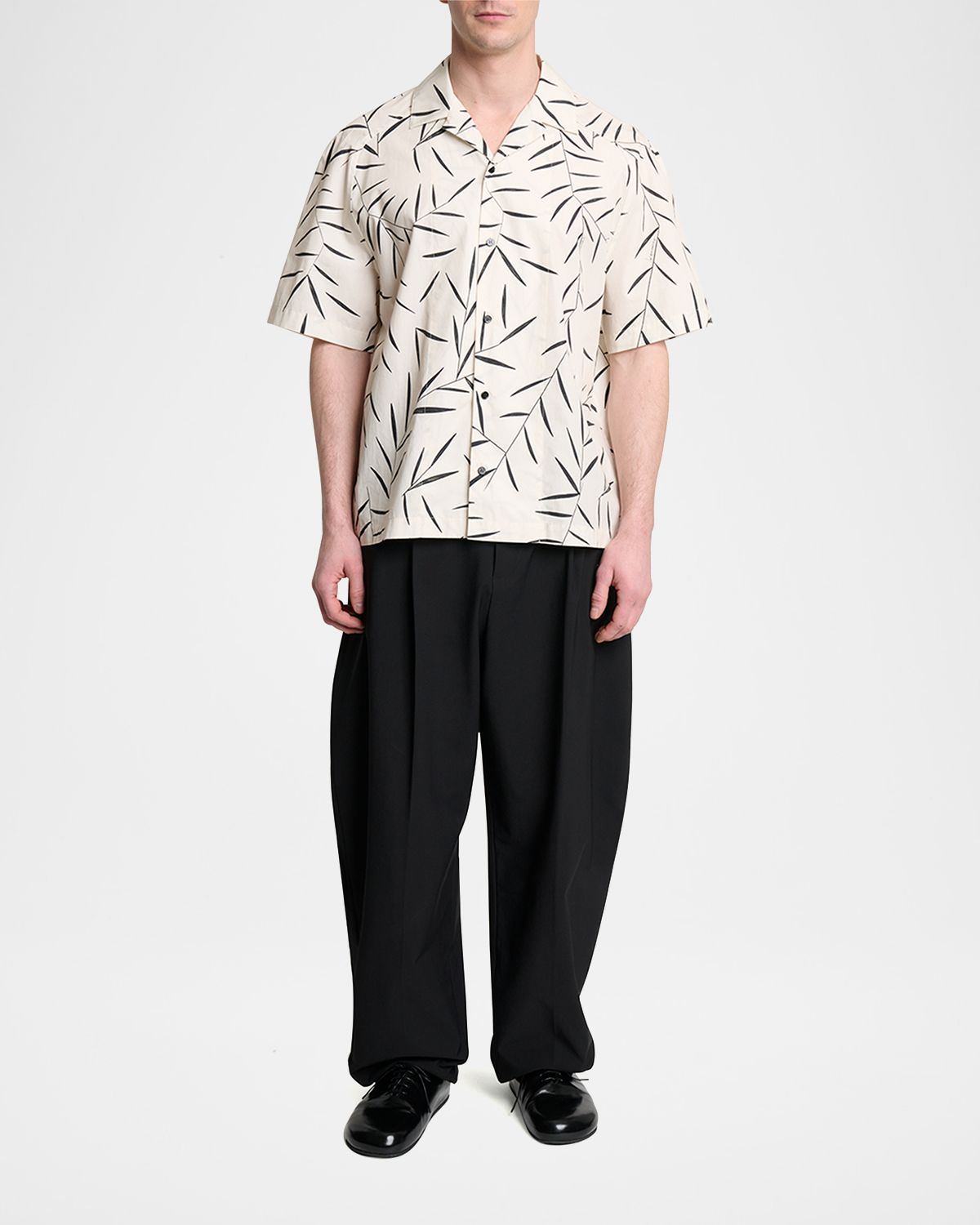 Jacquemus Men 's Fonccio Cotton Camp Shirt