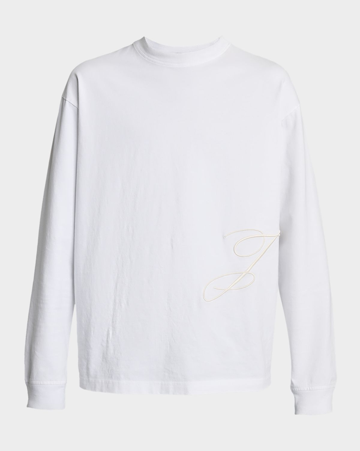 Jacquemus The J-Embroidered Long-Sleeve T-Shirt