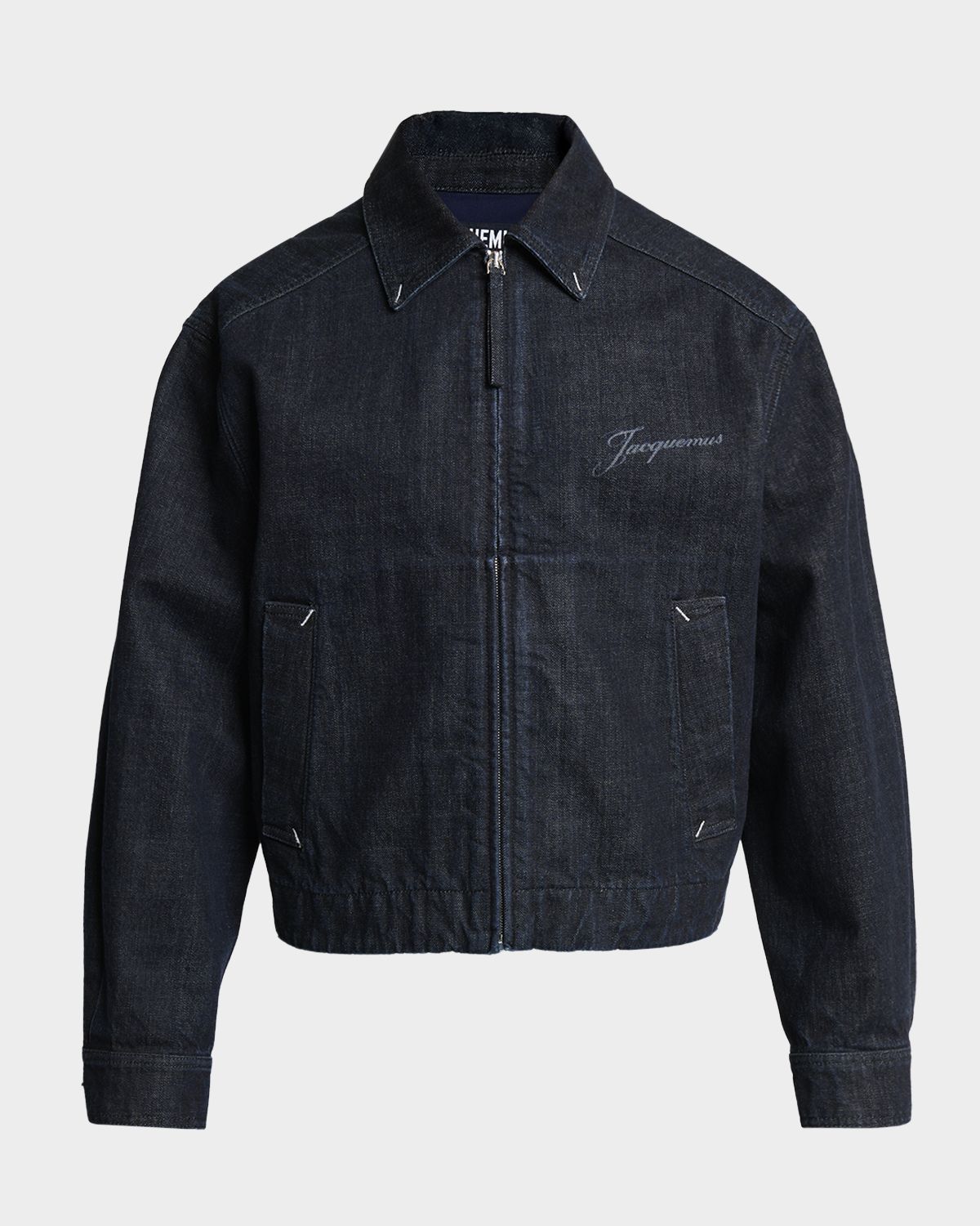 Jacquemus Men 's The Canevas De-Nimes Denim Shirt Jacket