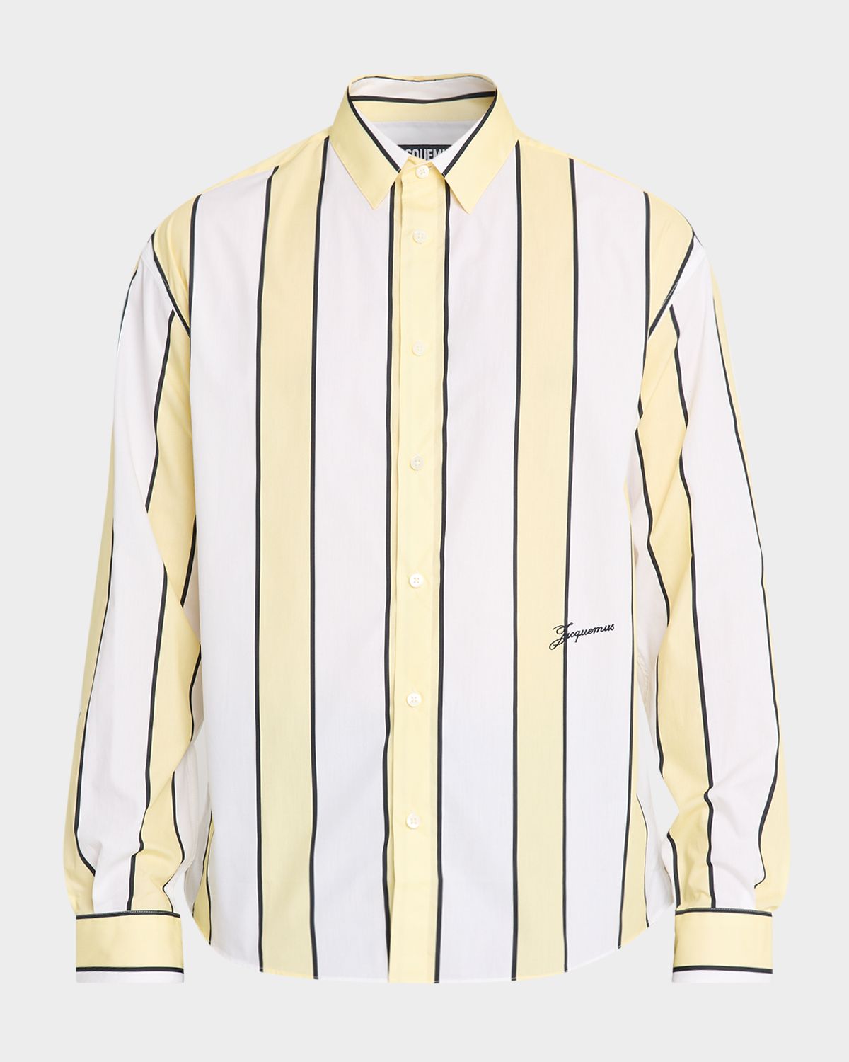 Jacquemus Men 's Simon Stripe Cotton Sport Shirt