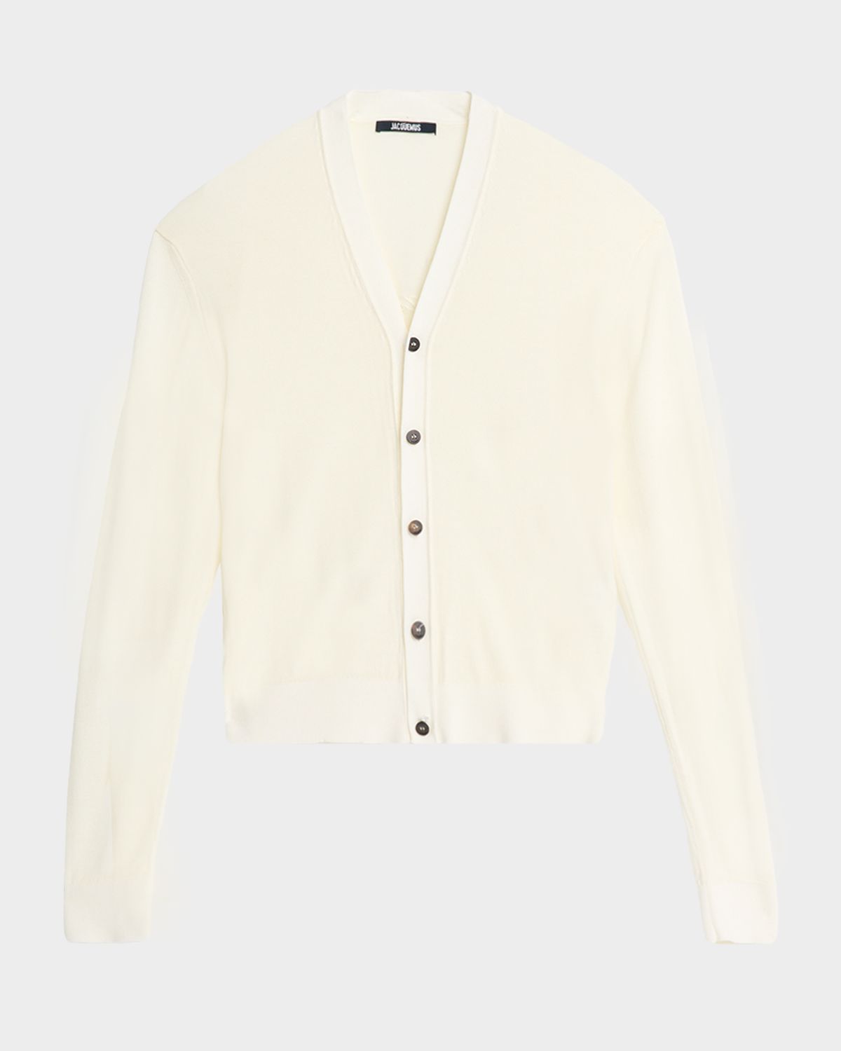 Jacquemus Men 's Brode Back-Embroidery Knit Cardigan