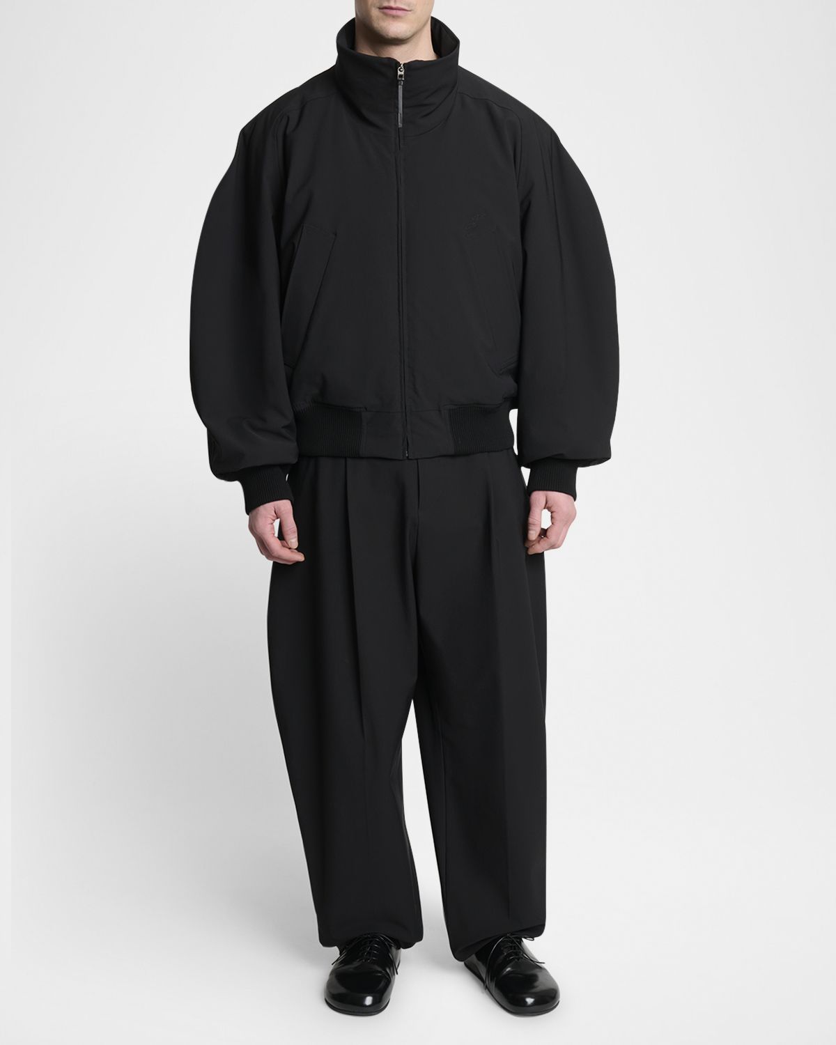 Jacquemus Men 's Aero Boxy-Fit Padded Bomber Jacket