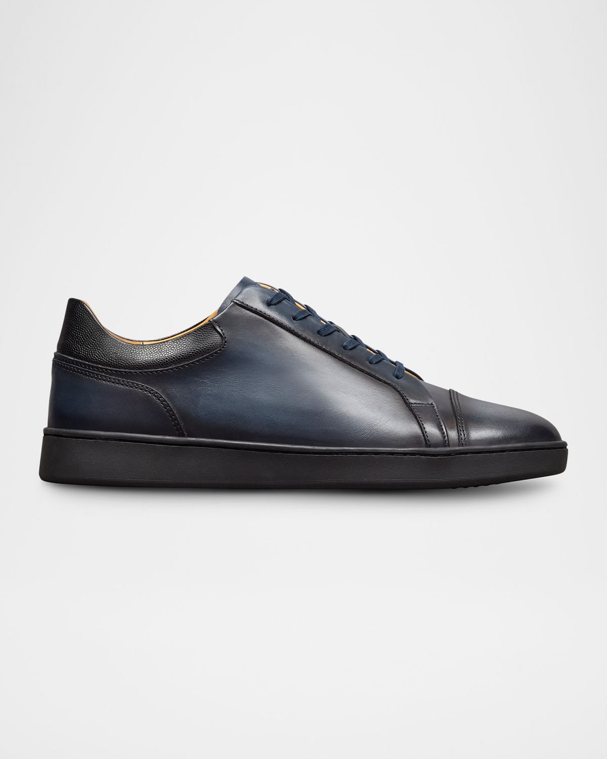 Allen Edmonds Reserve Men 's Chambers Leather Cap-Toe Low-Top Sneakers