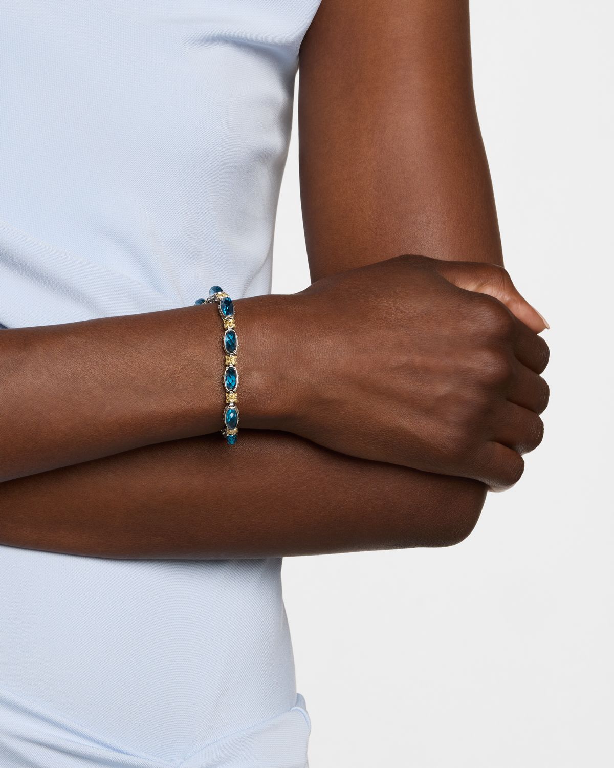 Konstantino Kyma Blue Spinel Bracelet