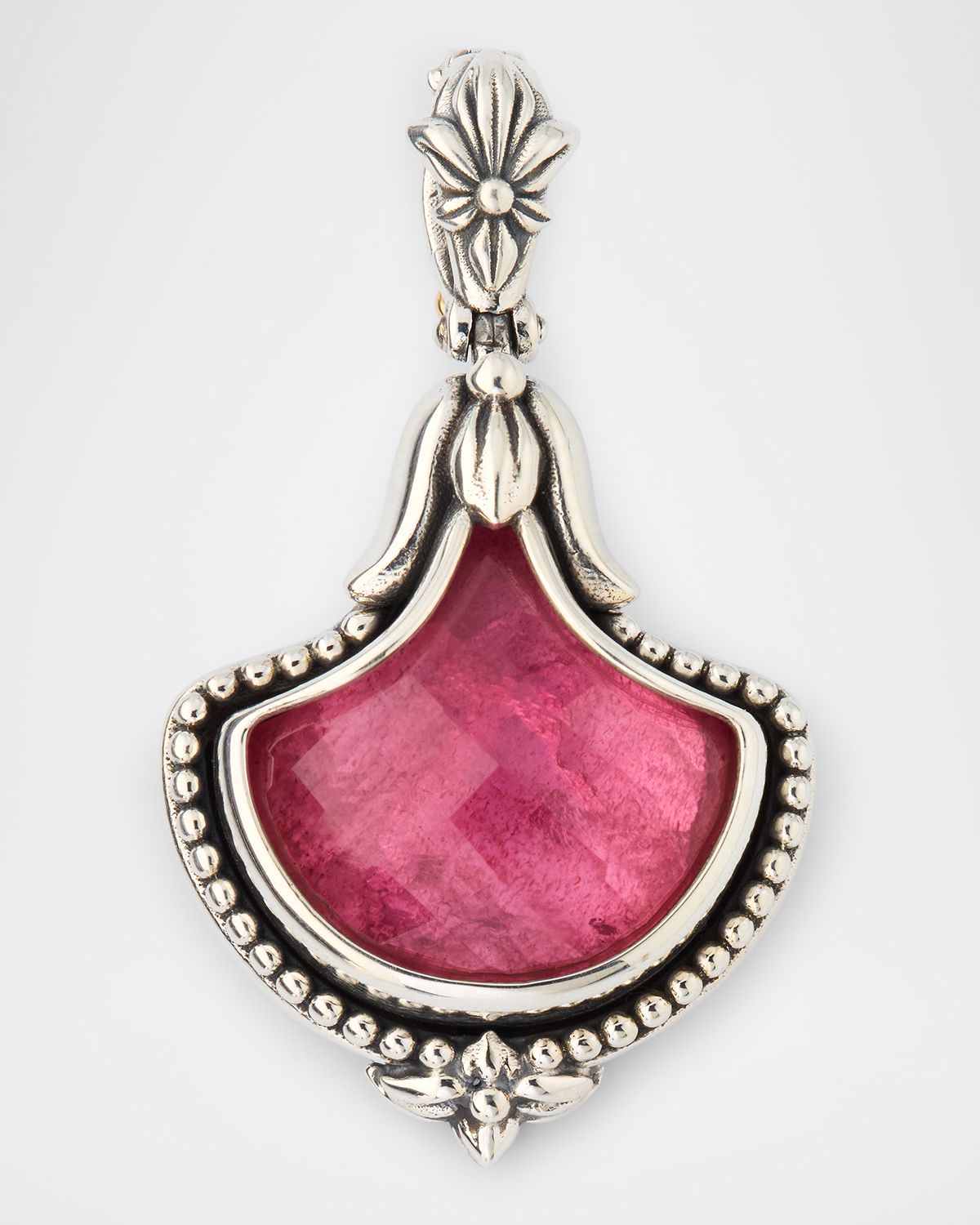 Konstantino Ivy Rock Crystal, Strawberry Quartz and MOP Triplet Enhancer