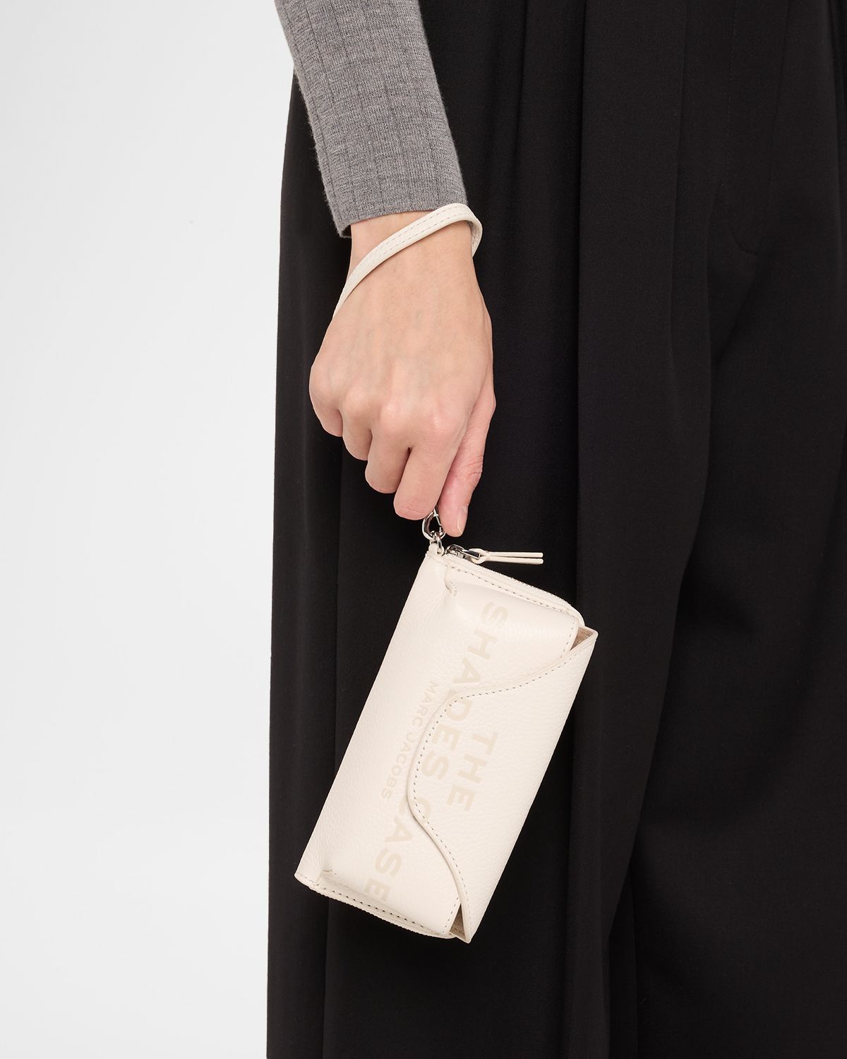 Marc Jacobs Pebble Leather Sunglasses Case