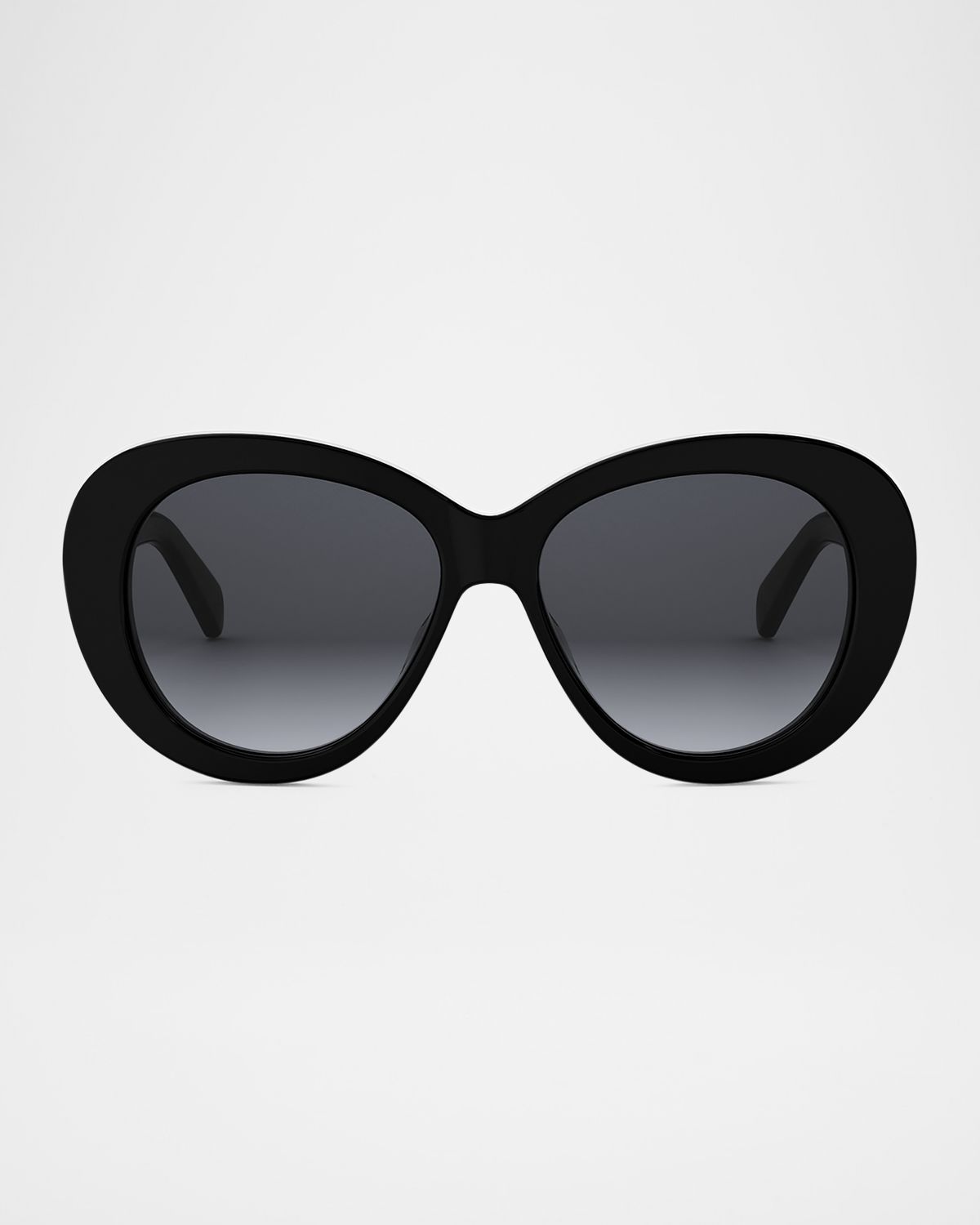 Celine Triomphe Logo Oval Acetate Sunglasses