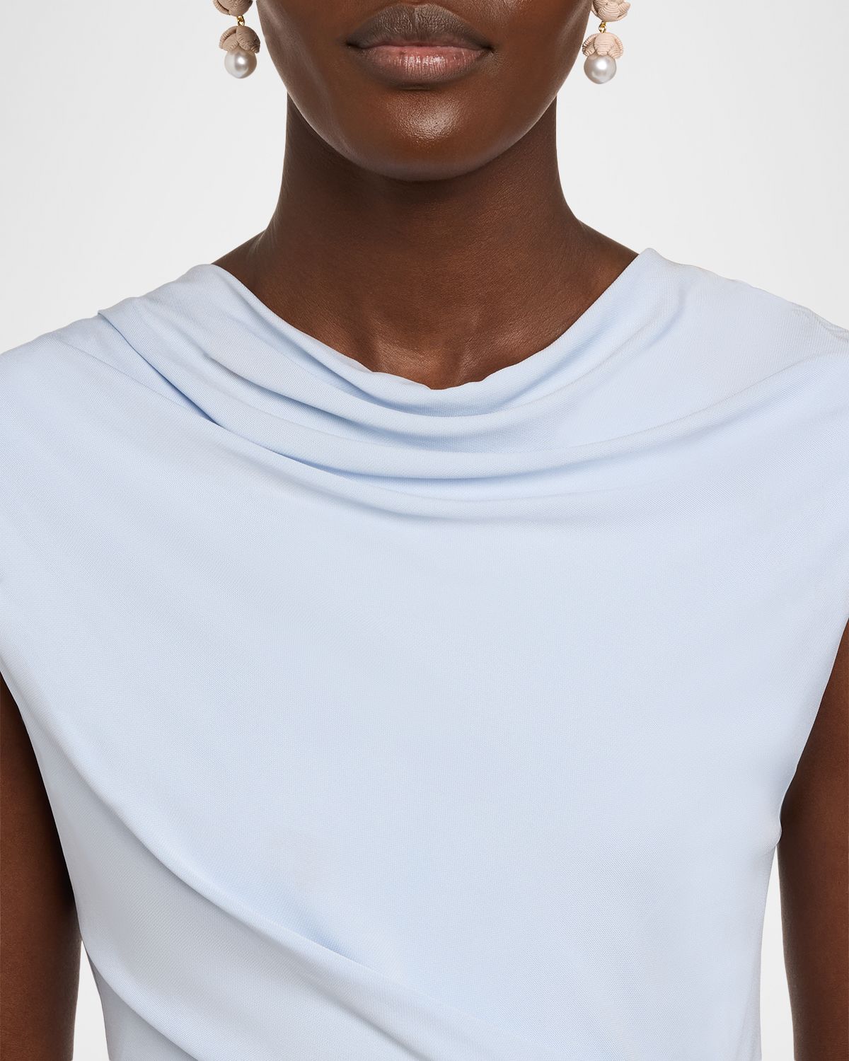 Lele Sadoughi Pearly Droplet Earrings