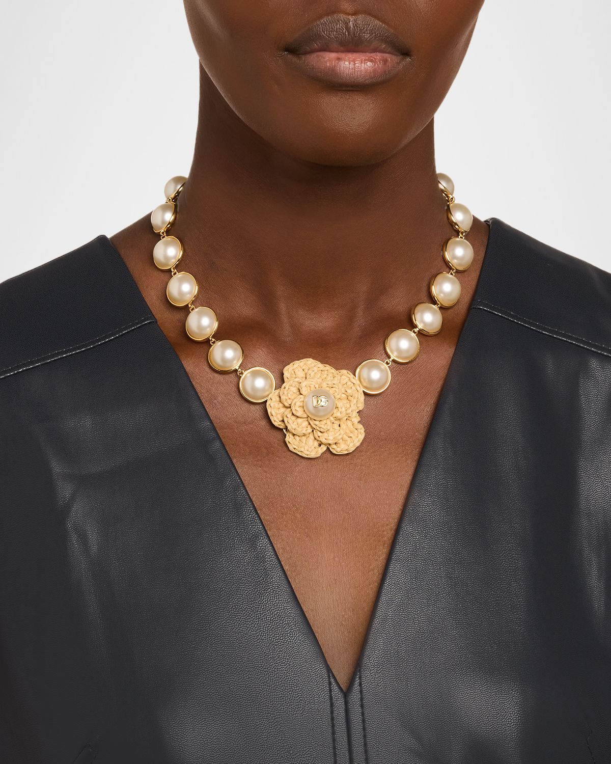 Dolce & Gabbana Bijoux Flower Necklace