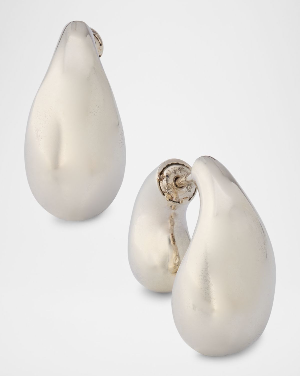 Bottega Veneta Sterling Silver Drop Earrings