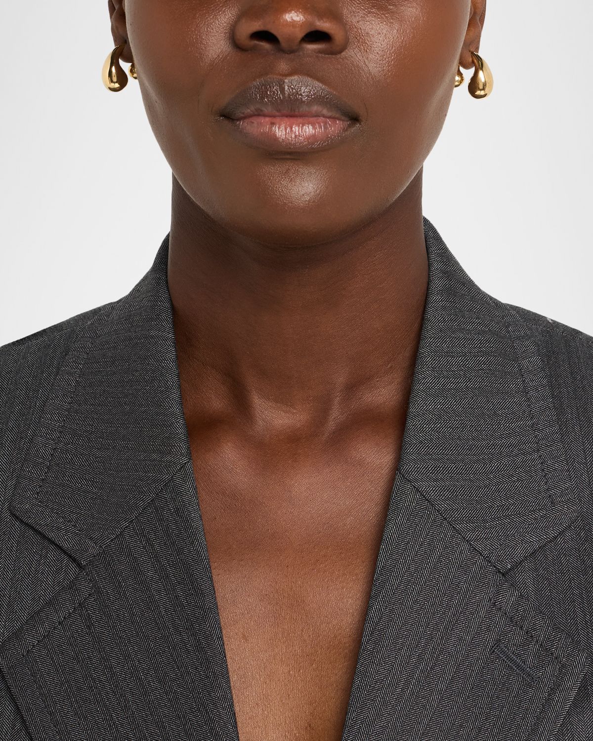 Bottega Veneta 18K Gold Finish Sterling Silver Drop Earrings