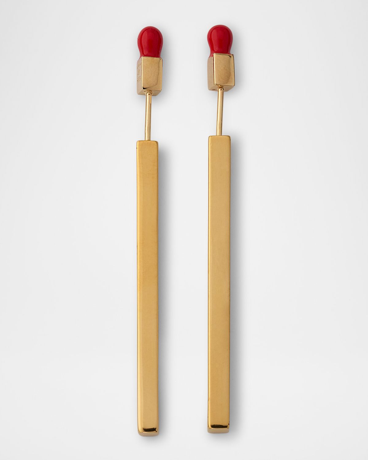 Bottega Veneta Matchstick Statement Earrings