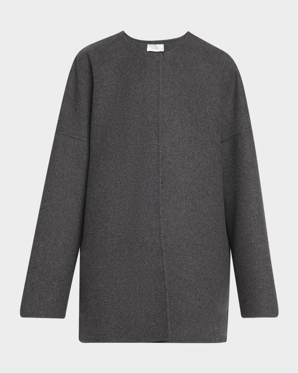THE ROW Elke Brushed Cashmere Single-Breasted Jacket