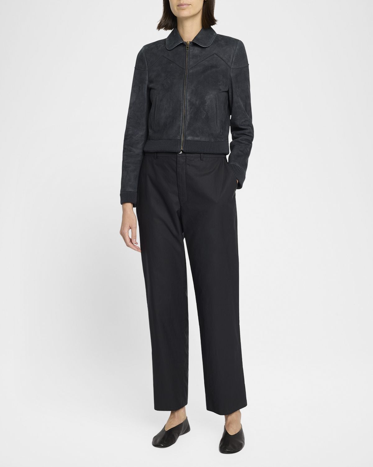 THE ROW Axelette Suede Jacket