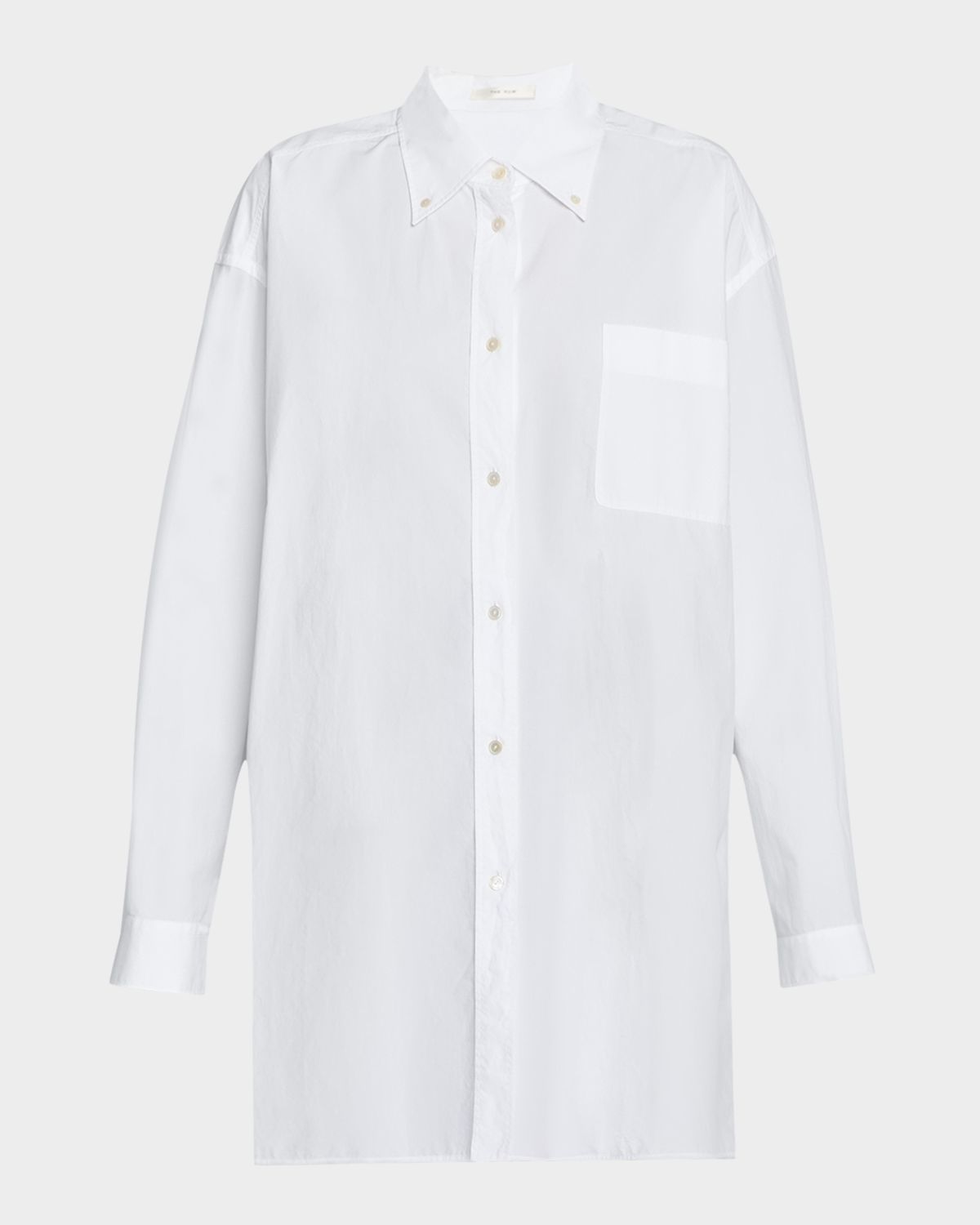 THE ROW Victoria Oversized Button-Front Shirt