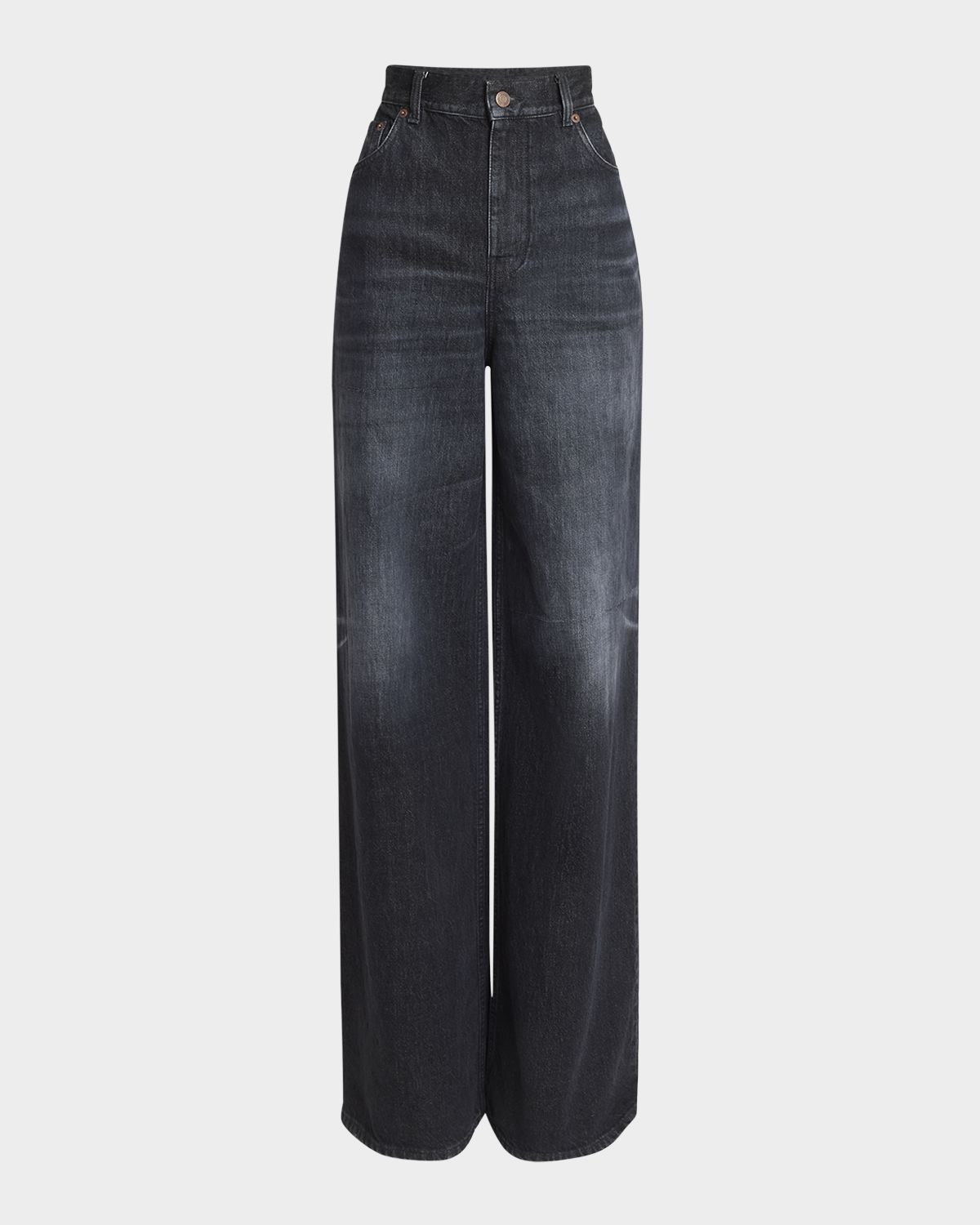 Chloe High-Rise Wide-Leg Palazzo Jeans