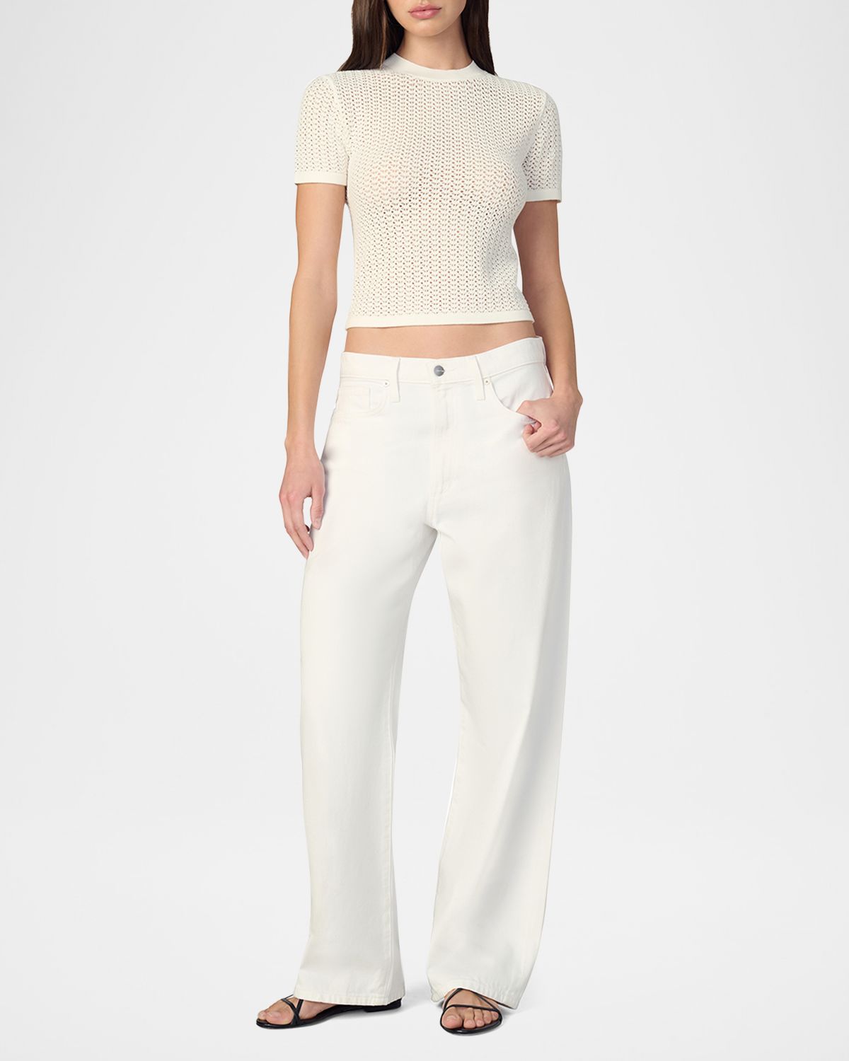 Joe 's Jeans The Crochet Baby Tee