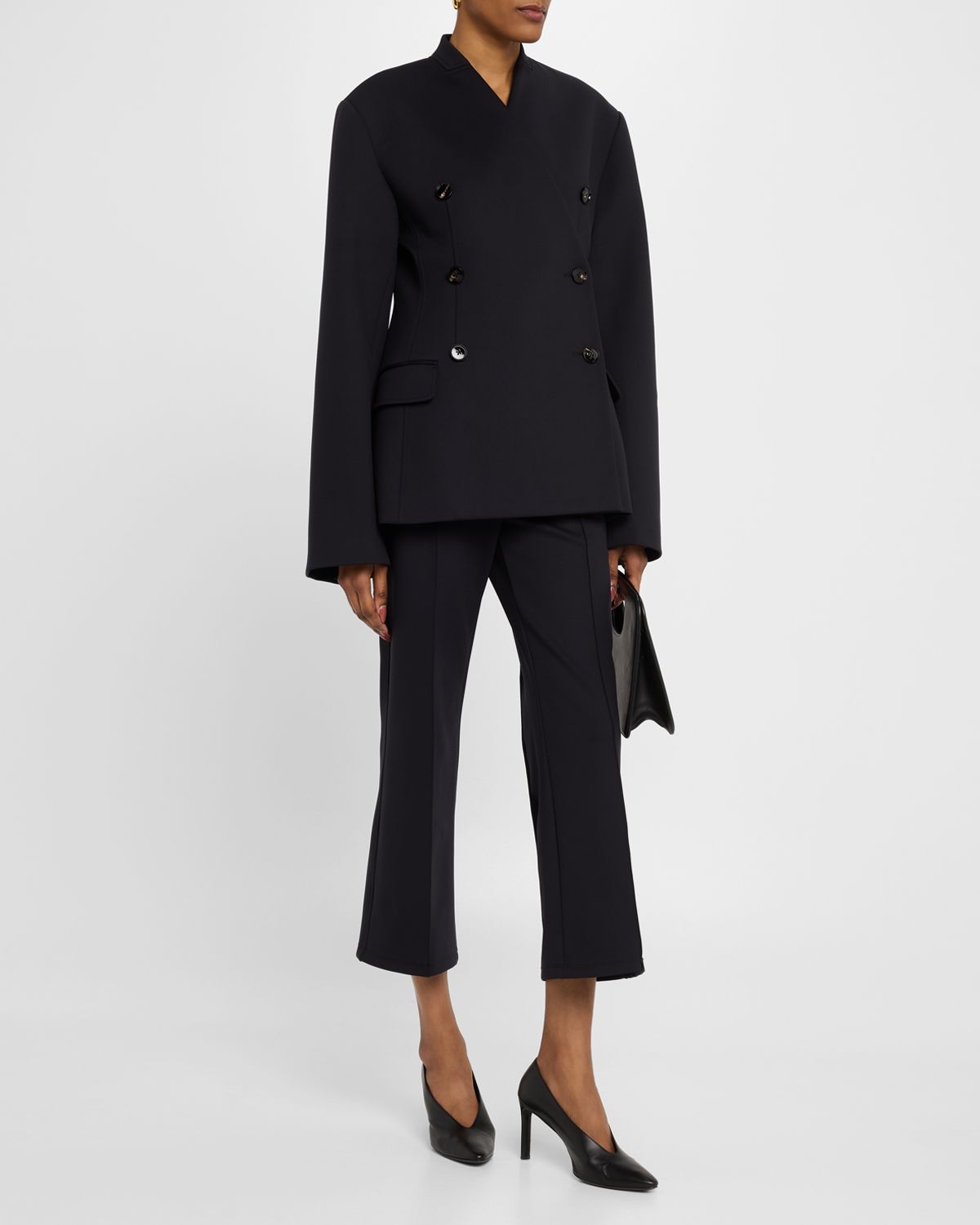 Co Sculptural llarless Jacket