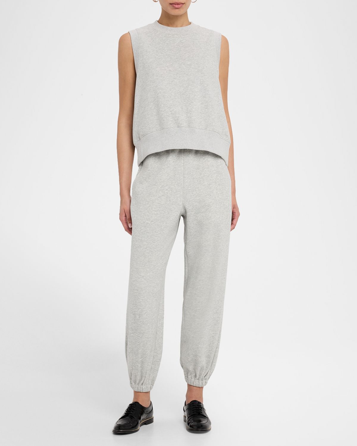 Co Sleeveless Crewneck Sweatshirt