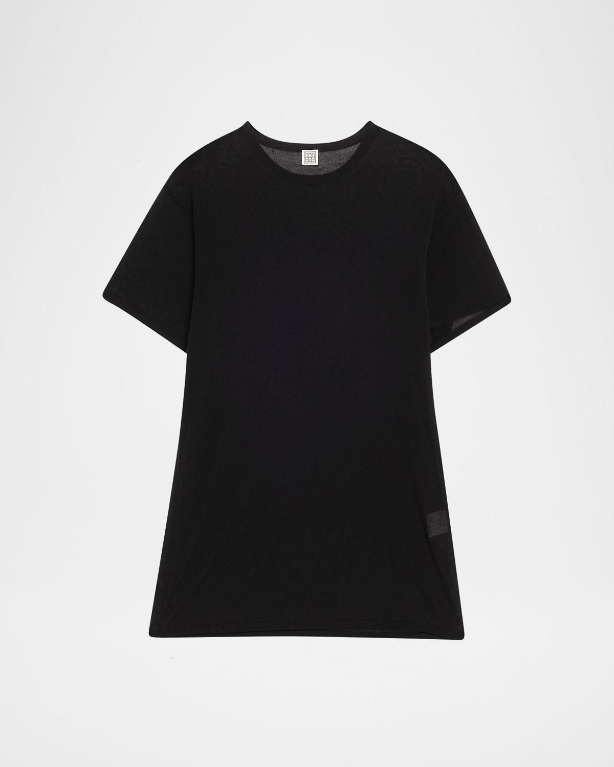 Toteme Cashmere-Blend Short-Sleeve Knit T-Shirt | Thumbnail 6