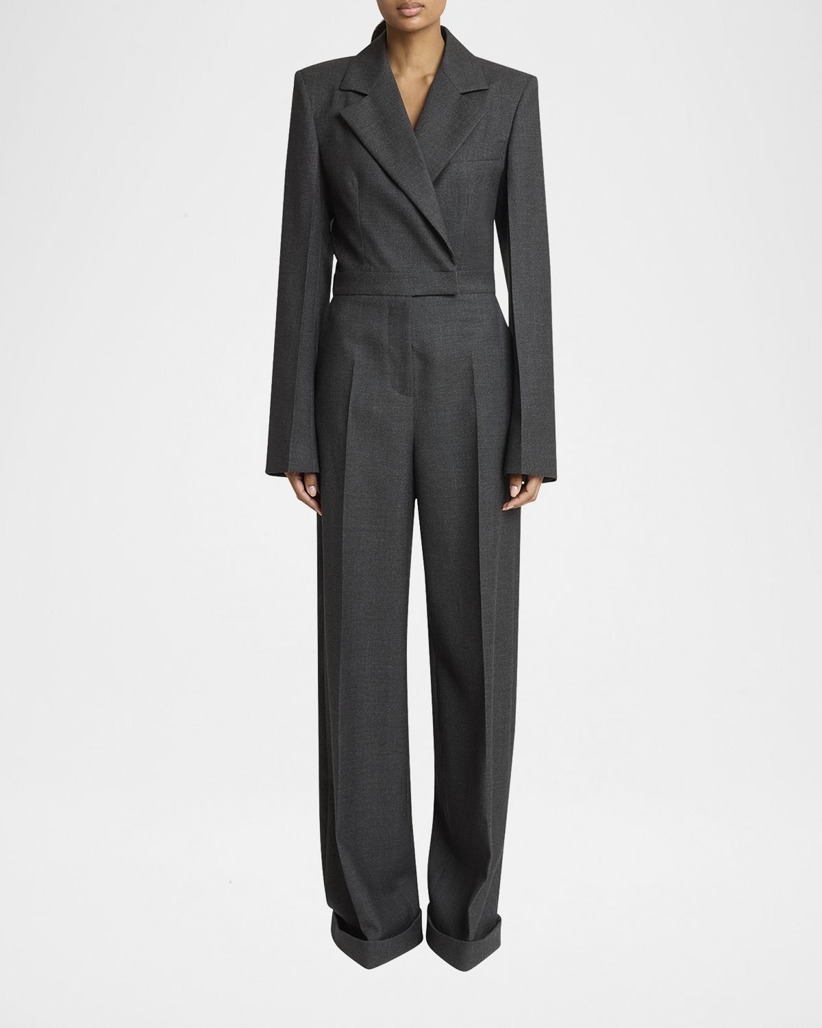 Givenchy Tuxedo Wool Jumpsuit