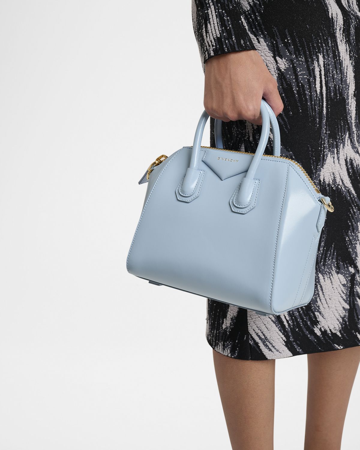 Givenchy Antigona Mini Top-Handle Bag in Patent Leather