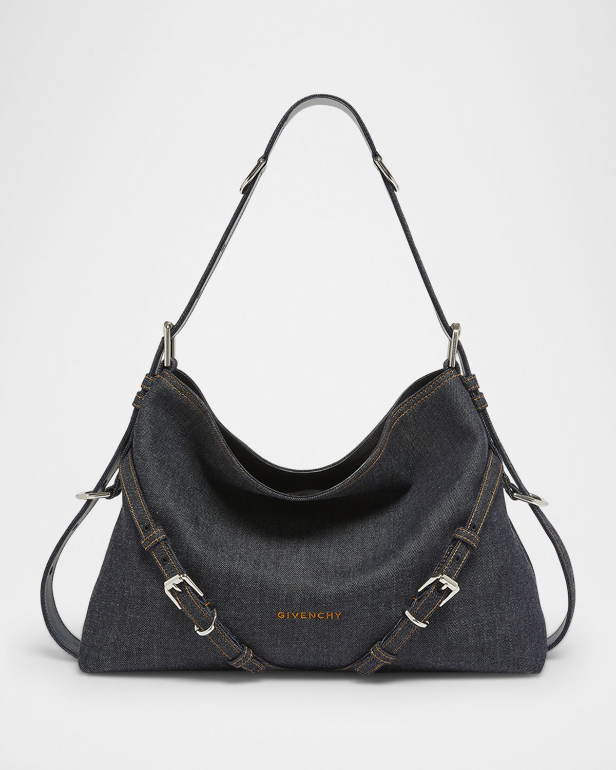 Givenchy Voyou Medium Shoulder Bag in Denim