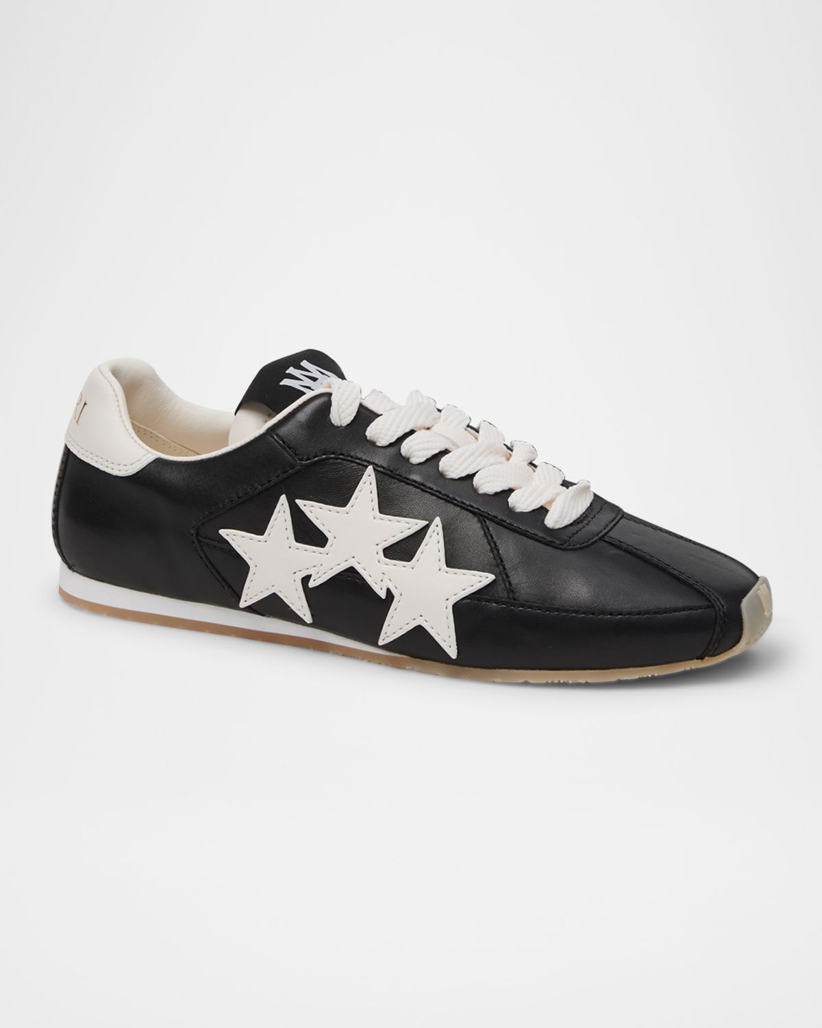 Amiri Pacific Stars Mixed Leather Sneakers