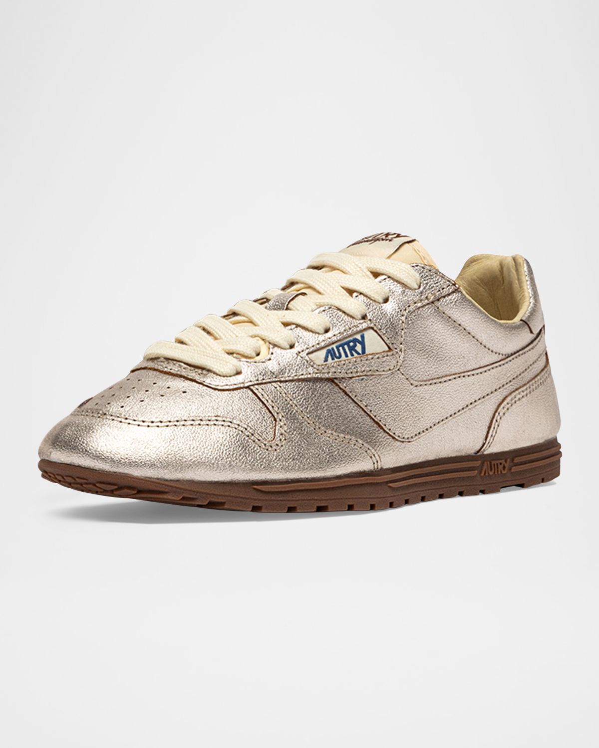 AUTRY Windspin Retro Metallic Runner Sneakers
