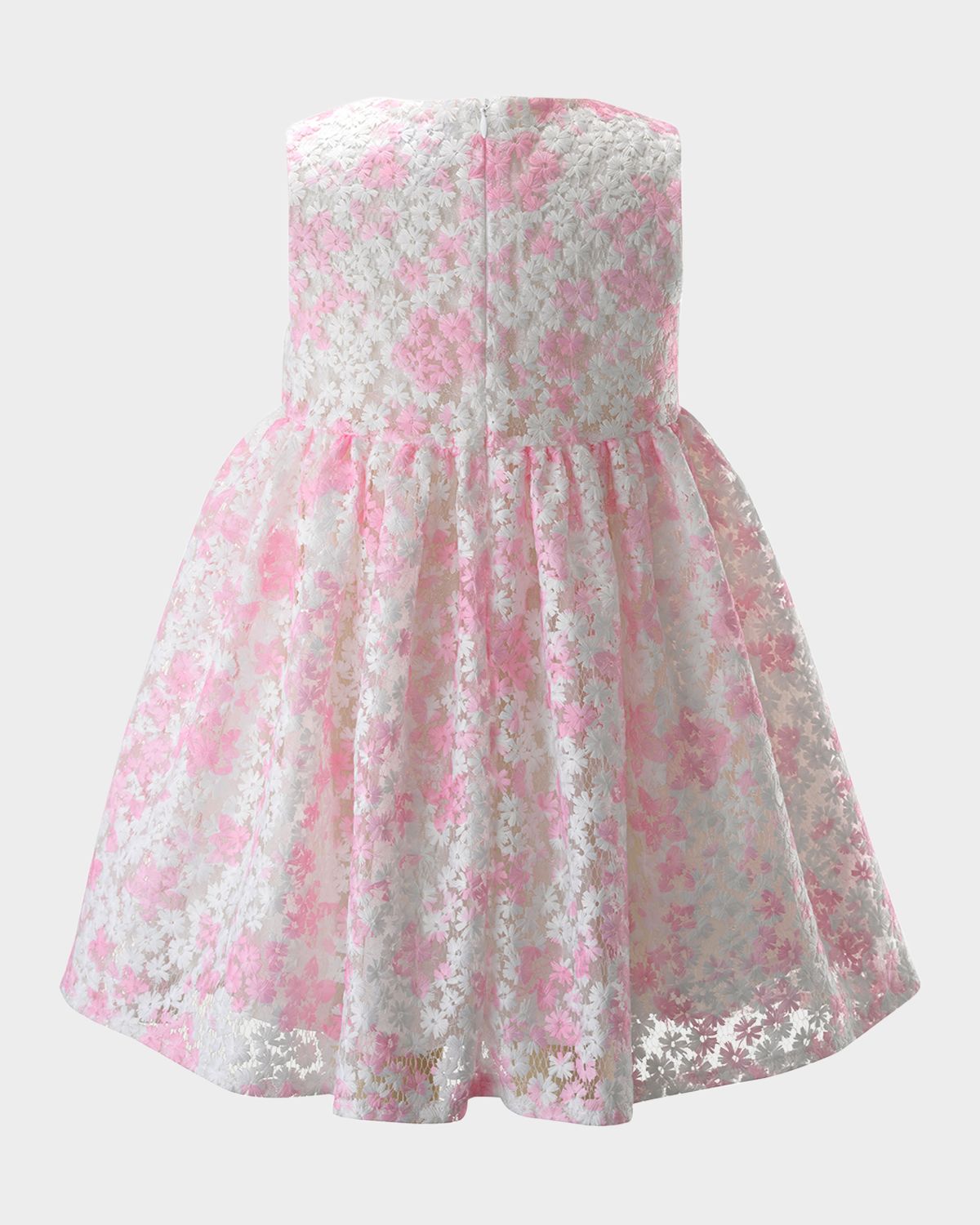 Rachel Riley Girl 's Blossom Organza Midi Dress, Size 2-