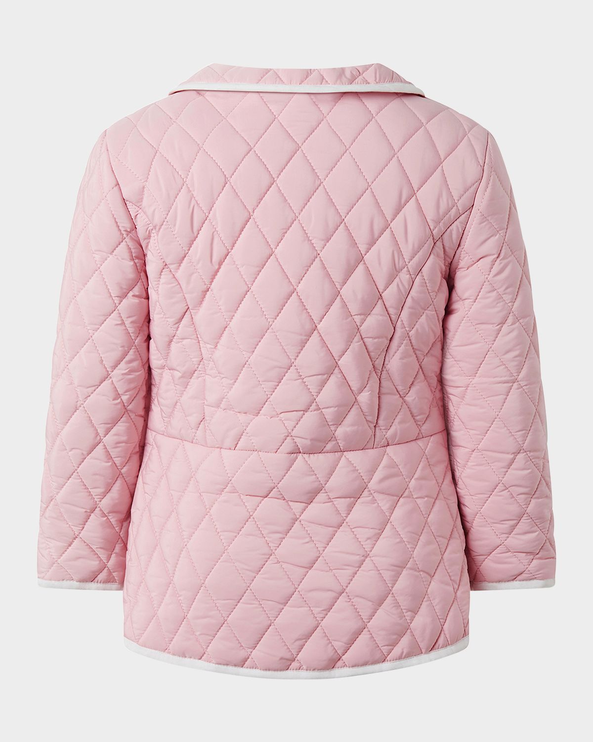 Rachel Riley Girl 's Two-Tone Quilted Jacket, Size 2-10