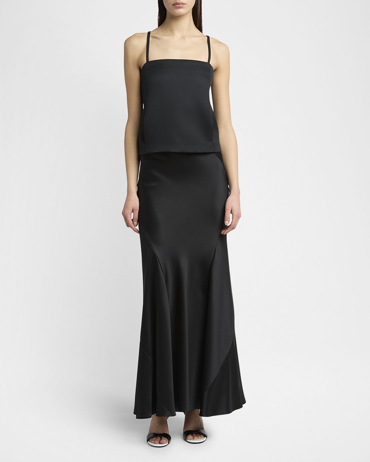 Giorgio Armani Pockets Techno Scuba Bustier Top