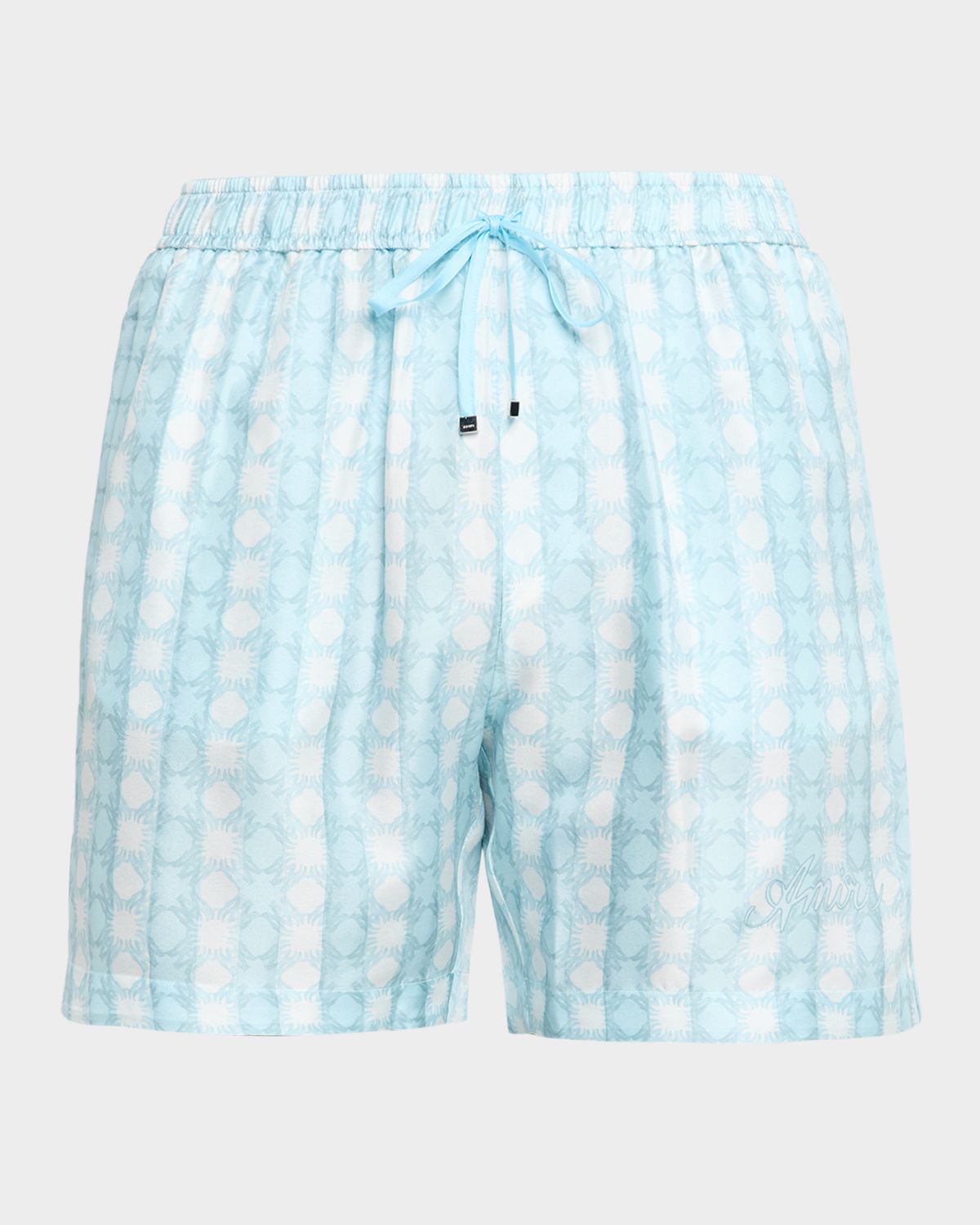 Amiri Men 's Silk MA Quad Bowling Shorts